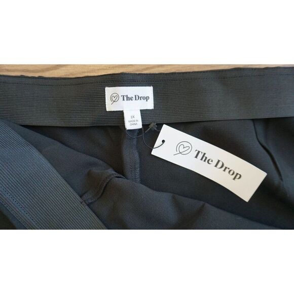 NWT The Drop Black Kamila A-Line Mini Skort - Size 2X - Picture 7 of 12